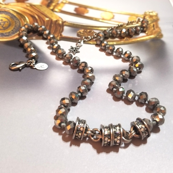 KIRK'S FOLLY Sparkling Crystal Necklace - Picture 2 of 8